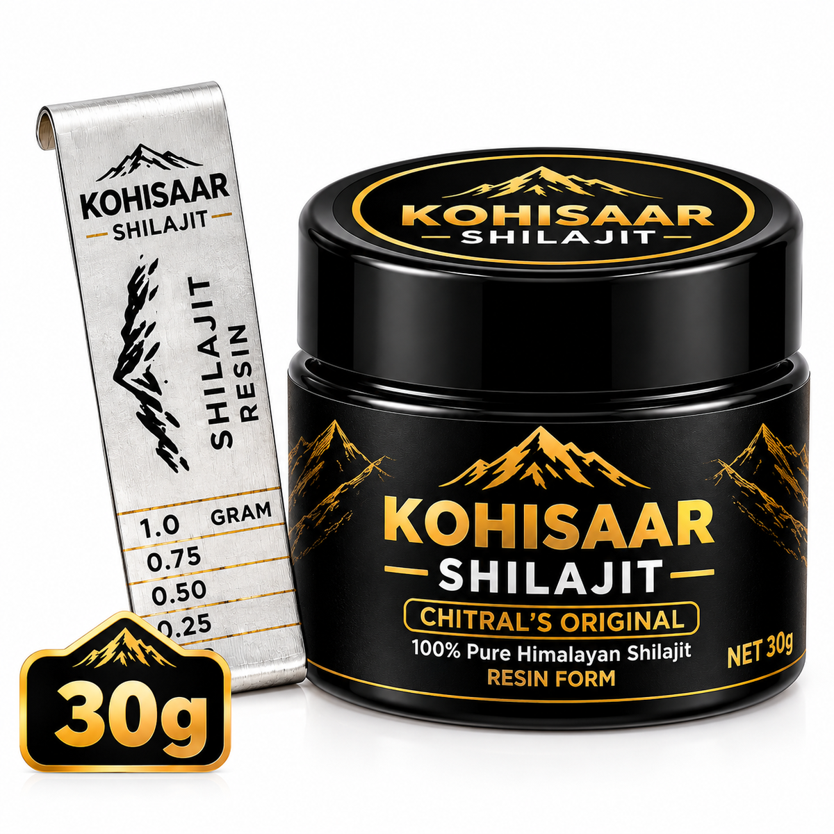 Kohisaar Pure Himalayan Shilajit Resin – Premium Shilajit