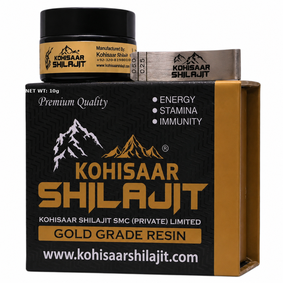  Kohisaar Himalayan Shilajit Resin premium packaging