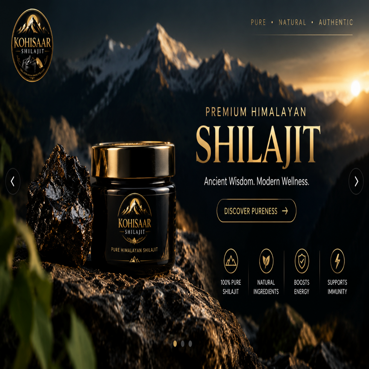 Kohisaar Pure Shilajit Resin close-up