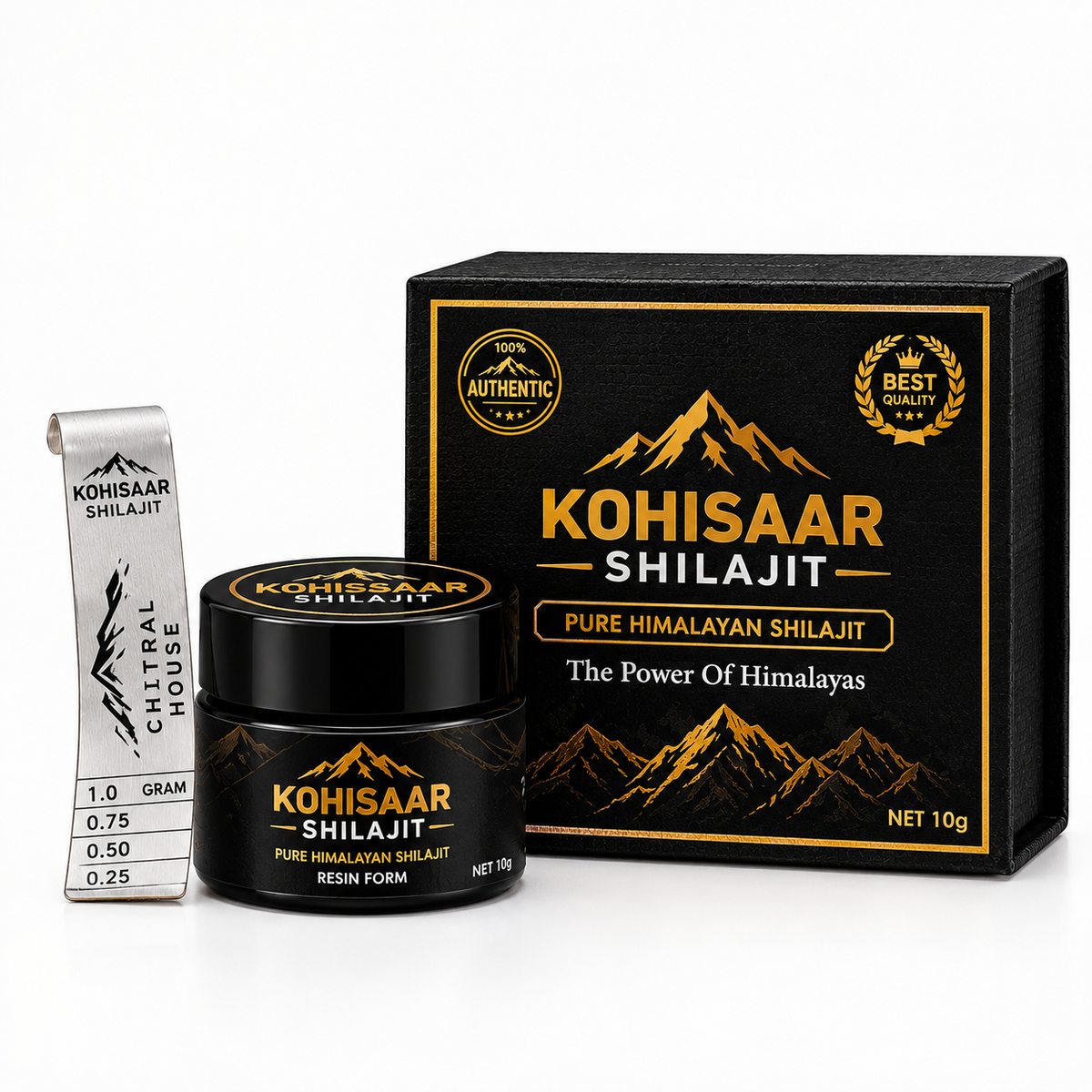 Premium Himalayan Shilajit Resin 10g product by Kohisaar